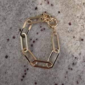 Gold Link Chain Bracelet - Women Jewelry